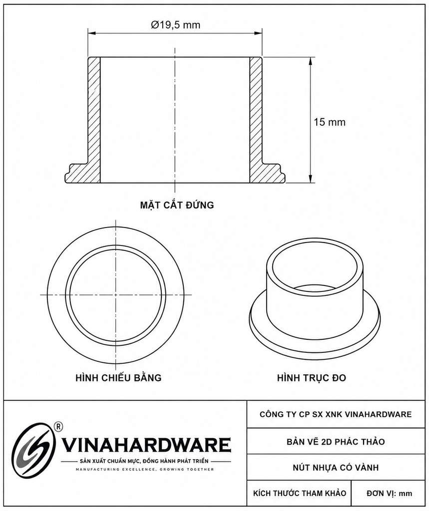 Nắp chụp lỗ khoét