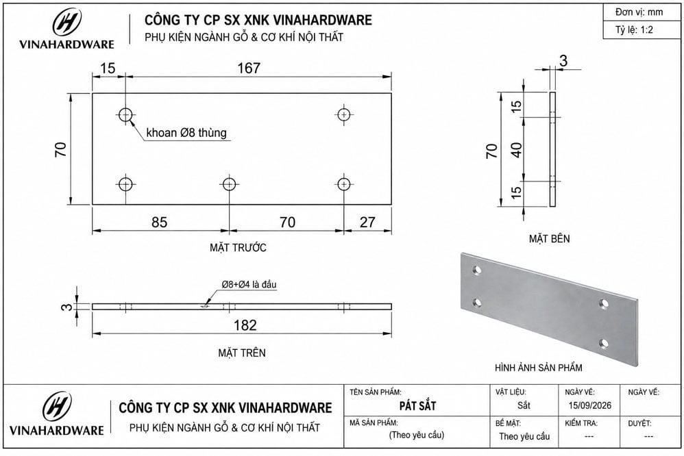 Pát sắt sơn tĩnh điện