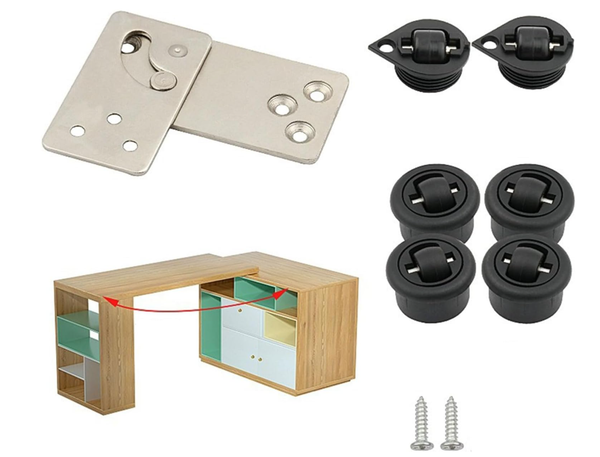 Phụ kiện bàn xoay 90 độ Vinahardware - VNH90128