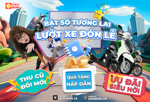 🔥 THÁNG 9 – BẬT SỐ TƯƠNG LAI, LƯỚT XE ĐÓN LỄ CÙNG HEAD SƠN MINH! 🛵🎉