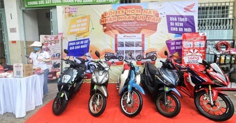 Thu cũ đổi mới xe máy Honda tại chung cư Phan Văn Trị: Giải pháp lên xe mới dễ dàng cho khách hàng vào dịp cuối năm