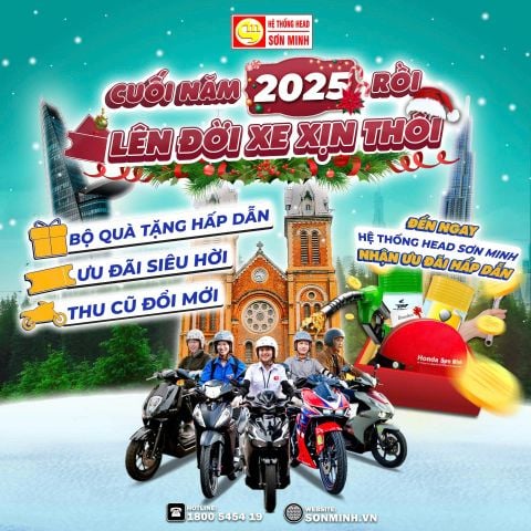 💥Khuyến mãi Honda tháng 12 tại HEAD Sơn Minh – Ưu đãi lớn cuối năm