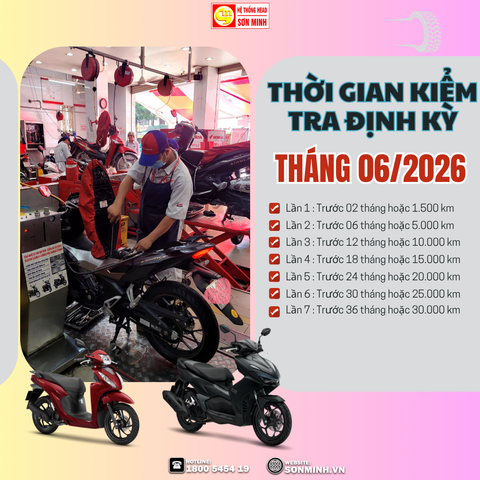 Thời Gian Kiểm Tra Định Kỳ Xe Máy Honda: Bao Lâu Nên Bảo Dưỡng Một Lần?