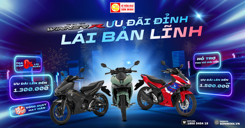 🚀 WINNER R – ƯU ĐÃI ĐỈNH, LÁI BẢN LĨNH | Trả Góp 0%, Quà Tặng Hấp Dẫn