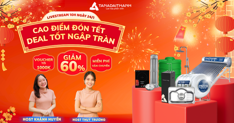 Livestream Tân Á Đại Thành miền Nam sale đậm sâu combo gia dụng tới 60%, chị em sắm sửa đồ gia dụng thả ga