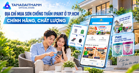 Địa chỉ mua sơn chống thấm iPaint ở TP.HCM chính hãng, chất lượng