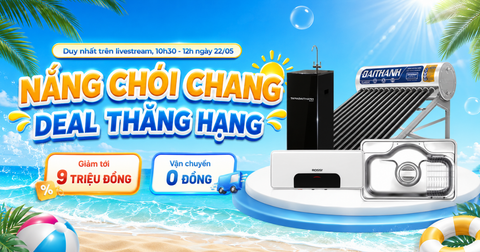Livestream siêu sale 22/05: Tân Á Đại Thành miền Nam tung loạt deal giảm sâu đến 58%, voucher lên tới 1 triệu đồng