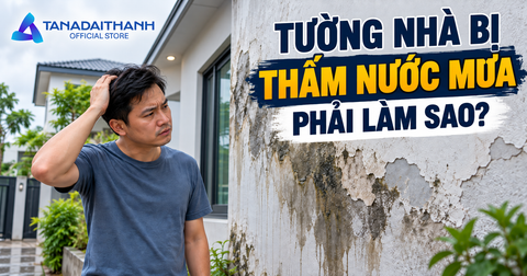 Tường nhà bị thấm nước mưa phải làm sao? Cách xử lý và phòng ngừa