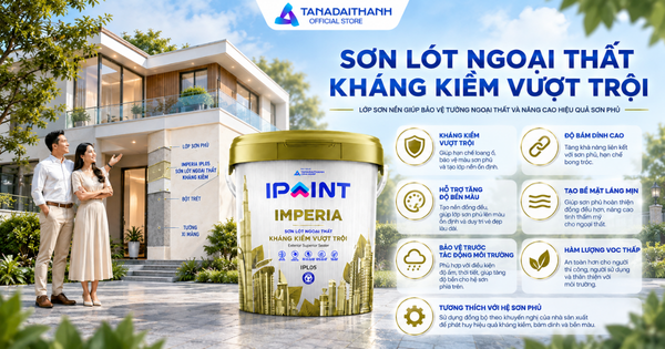 Sơn lót ngoại thất bền màu iPaint đáng mua