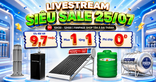 Livestream siêu sale Shop Tân Á Đại Thành