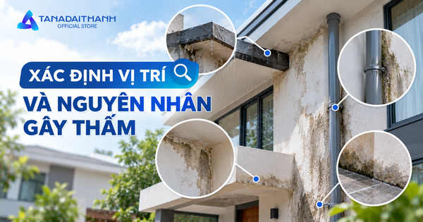 tường nhà bị thấm nước