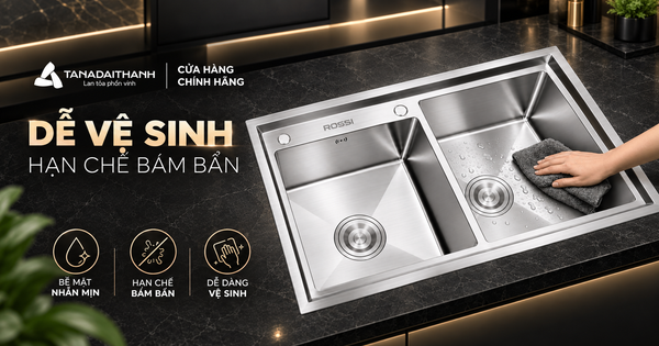 Chậu rửa inox 2 hố RL320HL