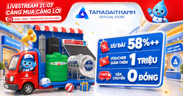 Livestream siêu sale Shop Tân Á Đại Thành miền Nam