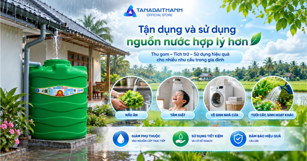 tích trữ nước mùa mưa