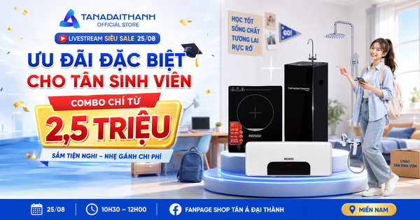 Livestream siêu sale 25/08 có gì?