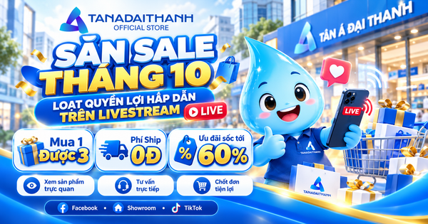 Lịch livestream tháng 10 Shop Tân Á Đại Thành