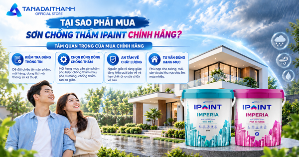 địa chỉ mua sơn chống thấm iPaint ở TP.HCM