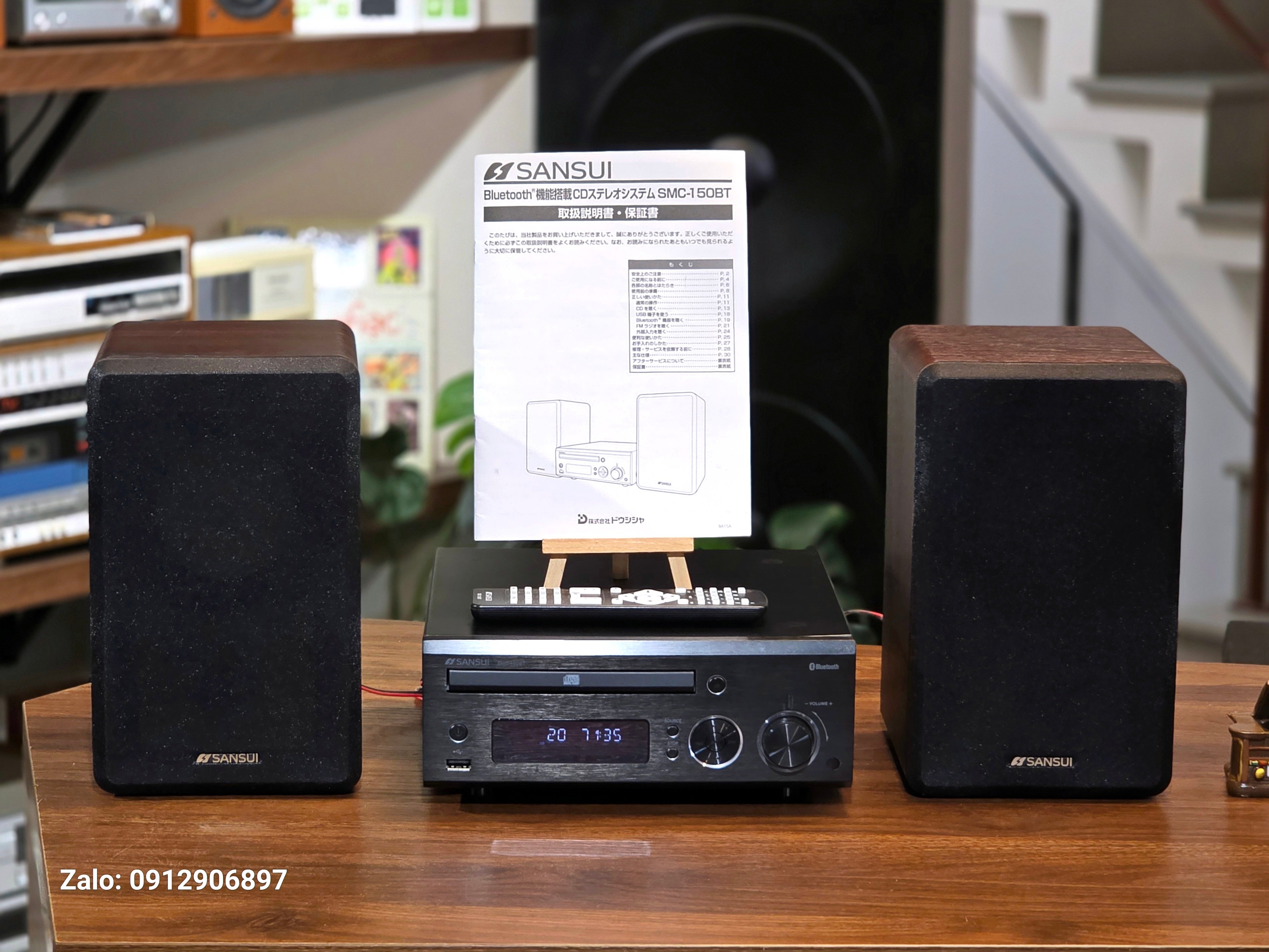 Dàn mini Nhật SANSUI SMC 150BT đơn giản mà tinh tế – Dàn Nội