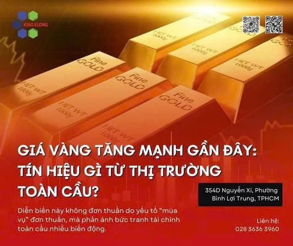 Giá Vàng Tăng Mạnh Gần Đây: Tín Hiệu Gì Từ Thị Trường Toàn Cầu?