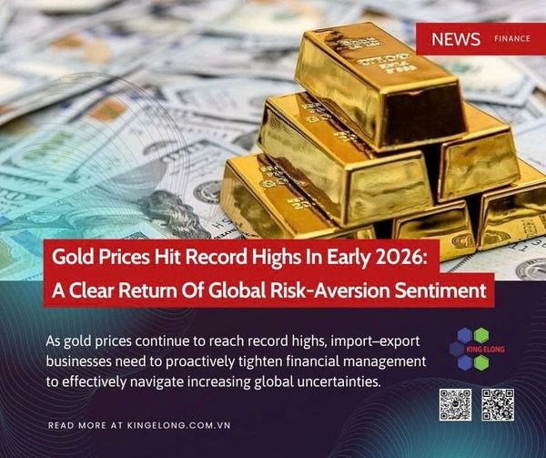 Gold Prices Hit Record Highs In Early 2026: A Clear Return Of Global Risk-Aversion Sentiment