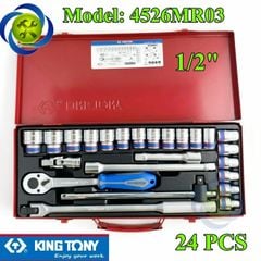 Bộ Tuýp 24 Chi Tiết Kingtony 4526MR03 Chính Hãng | Dụng Cụ Cơ Khí Thanh Trúc