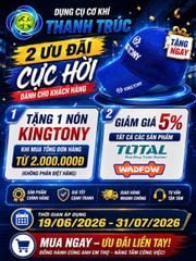 Khuyến Mãi Dụng Cụ Cơ Khí Thanh Trúc – Tặng Nón Kingtony & Giảm Giá 5%