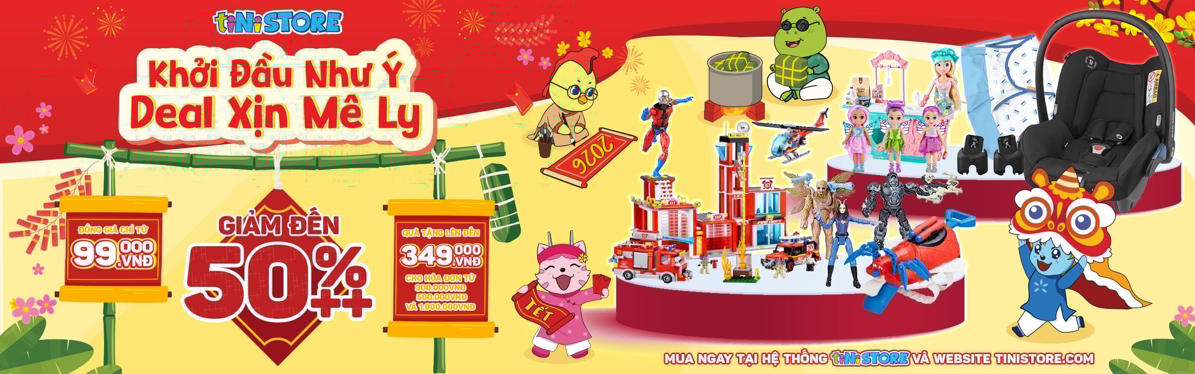 tiNiStore giảm đến 50%++