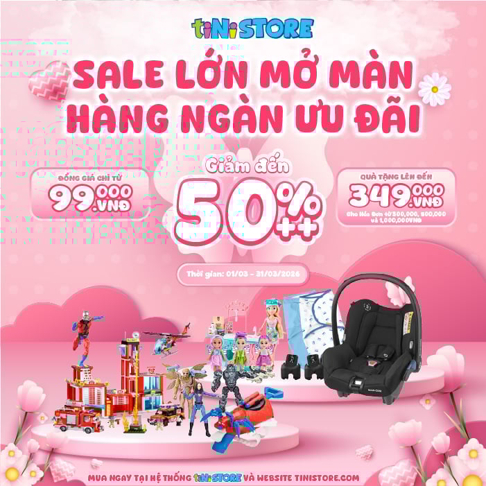 tiNiStore giảm đến 50%++