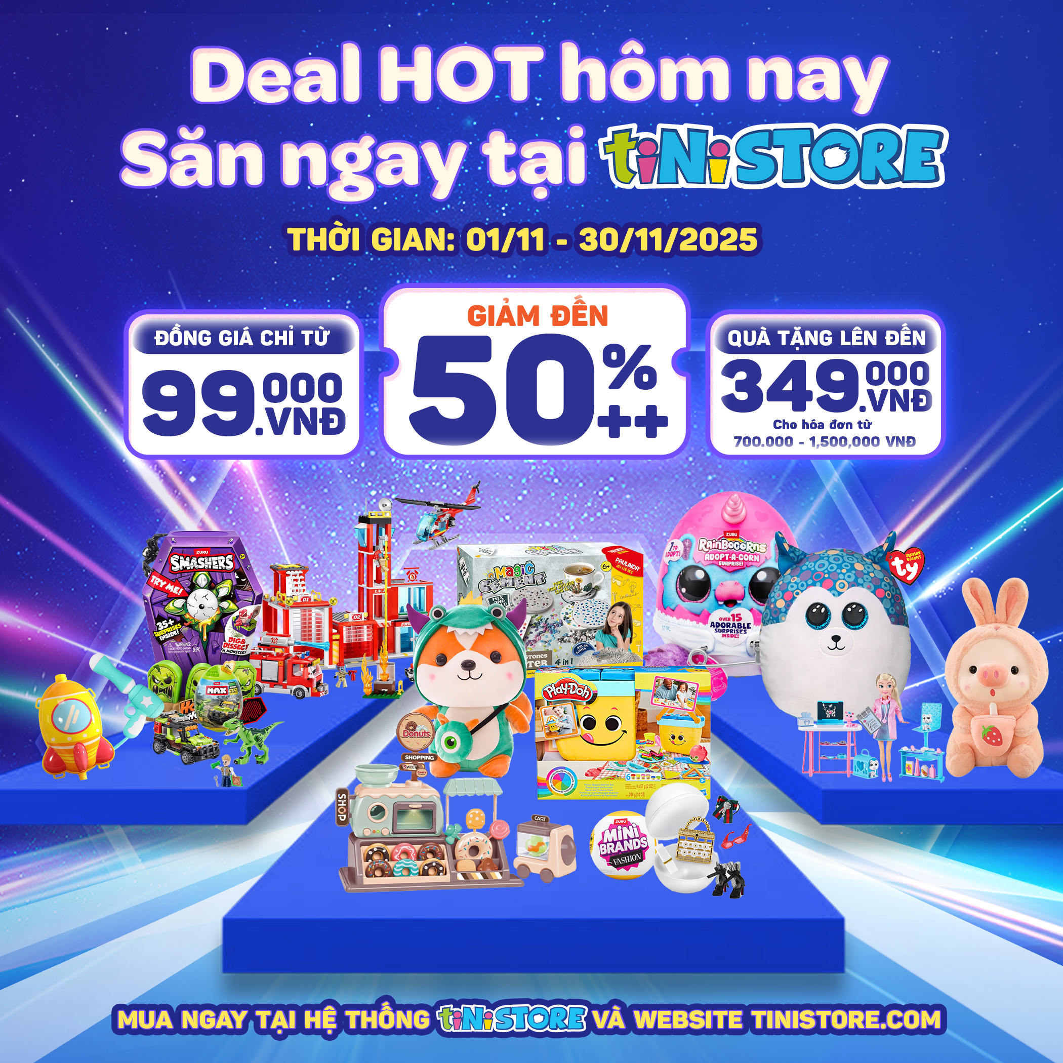 tiNiStore giảm đến 50%++