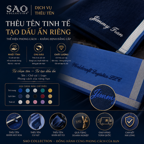 Dịch Vụ Thêu Tên Theo Yêu Cầu Chất Lượng Bình Tân HCM