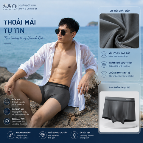 Quần lót nam Boxer mặc có thoải mái không?