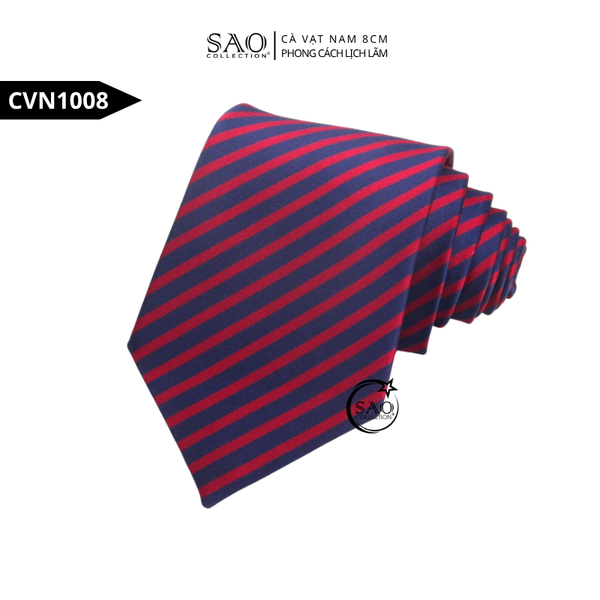 Cà vạt nam 8cm đỏ