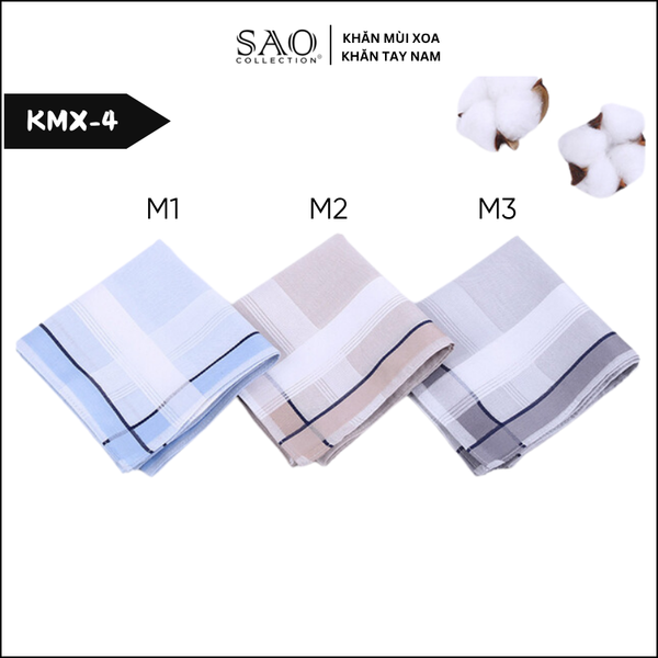 khăn mùi xoa dùng lau tay lau mồ hôi 100% cotton an toàn thấm hút tốt