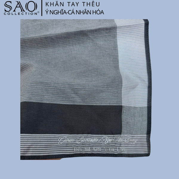ảnh sản phẩm thực tế được thêu tại SAO Collection