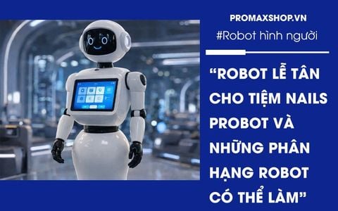 Robot lễ tân cho tiệm Nails Probot và những phân hạng Robot có thể làm được