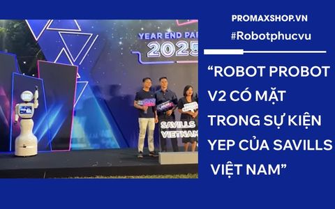 Robot hình người ProBaot V2 có mặt trong sự kiện YEP của Savills Việt Nam