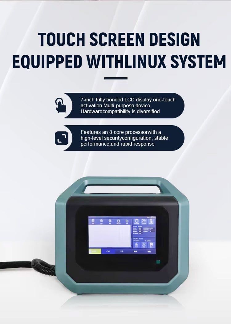 Máy khắc laser fiber kim loại mini cầm tay 20W Aturos BEI6, khắc laser sợi kim loại bằng thép không gỉ cầm tay có pin