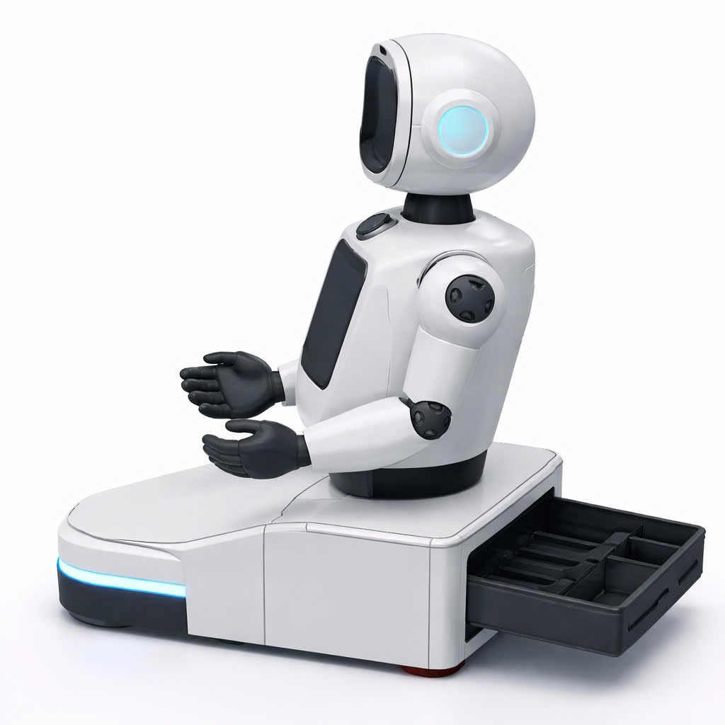 Robot Pos, robot livestream hình người thông minh Probot V3