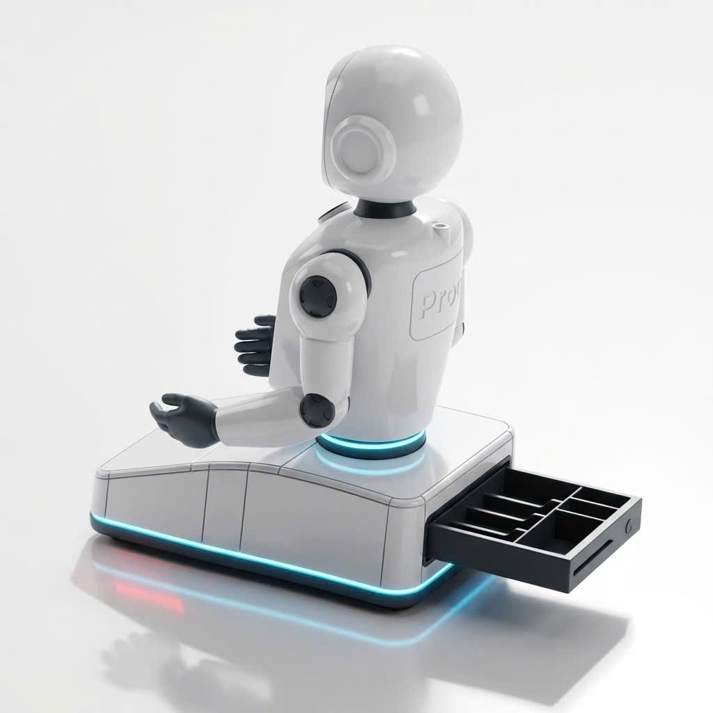 Robot Pos, robot livestream hình người thông minh Probot V3