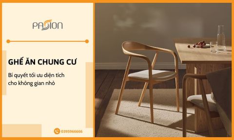 Bí quyết chọn ghế ăn chung cư tối ưu diện tích cho không gian nhỏ
