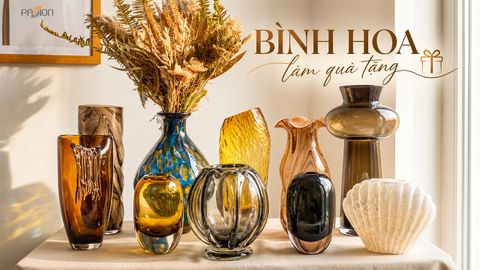 Bình Hoa Thủy Tinh Làm Quà Tặng: Cách Chọn Đẹp & Phù Hợp