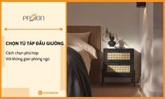 Cách chọn tủ táp đầu giường phù hợp với không gian phòng ngủ