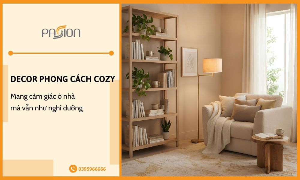 Decor phong cách Cozy mang cảm giác ở nhà mà vẫn như nghỉ dưỡng