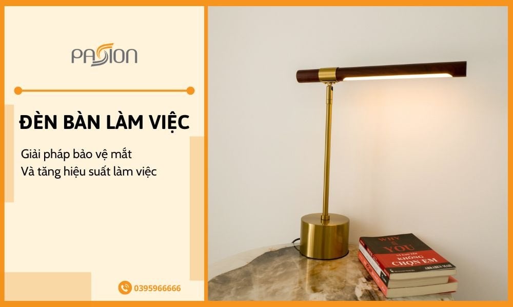 Đèn bàn làm việc: Giải pháp bảo vệ mắt và tăng hiệu suất làm việc