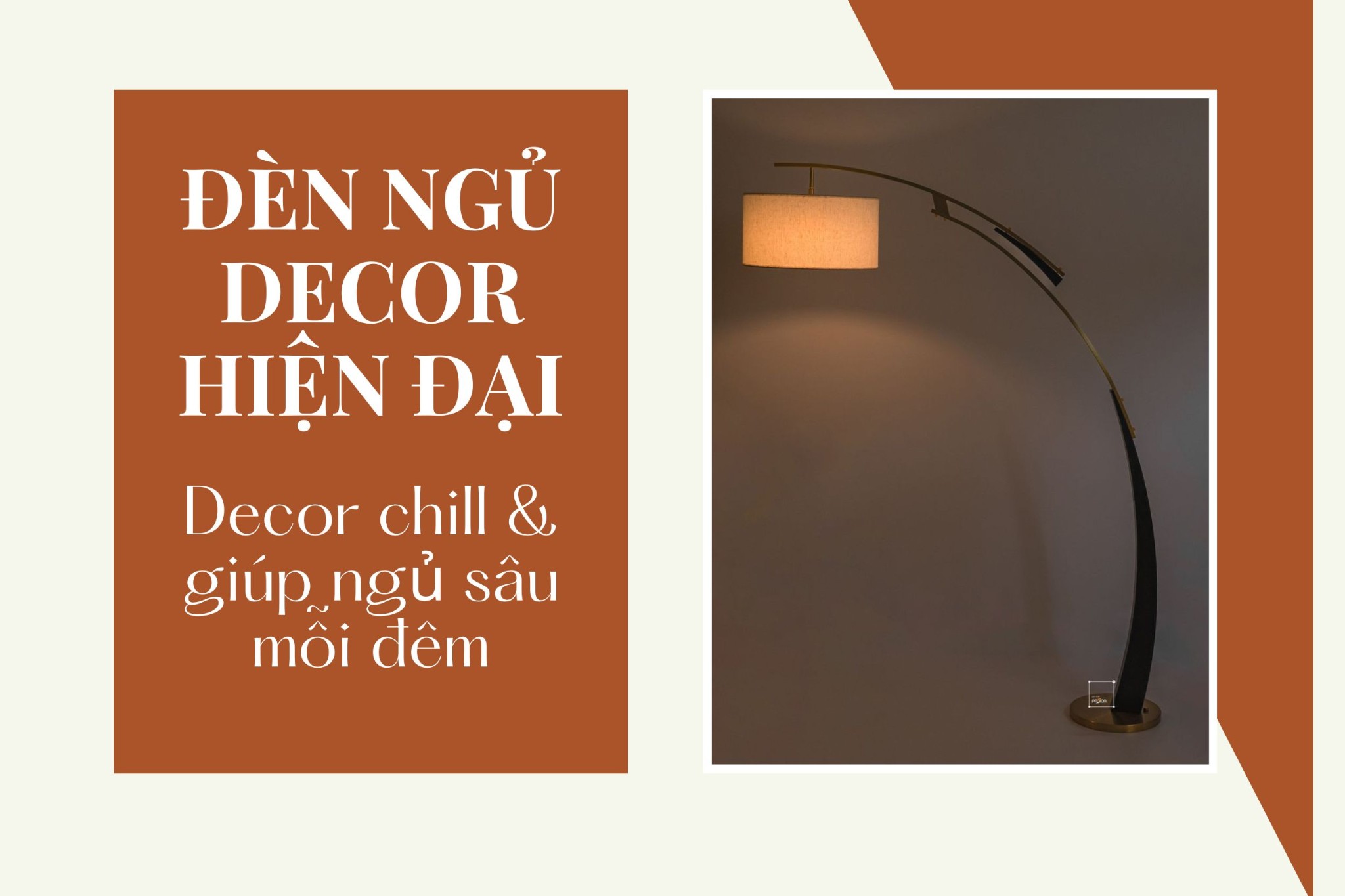 Đèn ngủ decor hiện đại – Decor chill & giúp ngủ sâu mỗi đêm