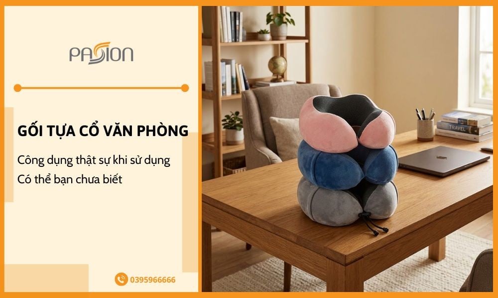 Công dụng thực sự của gối tựa cổ văn phòng có thể bạn chưa biết