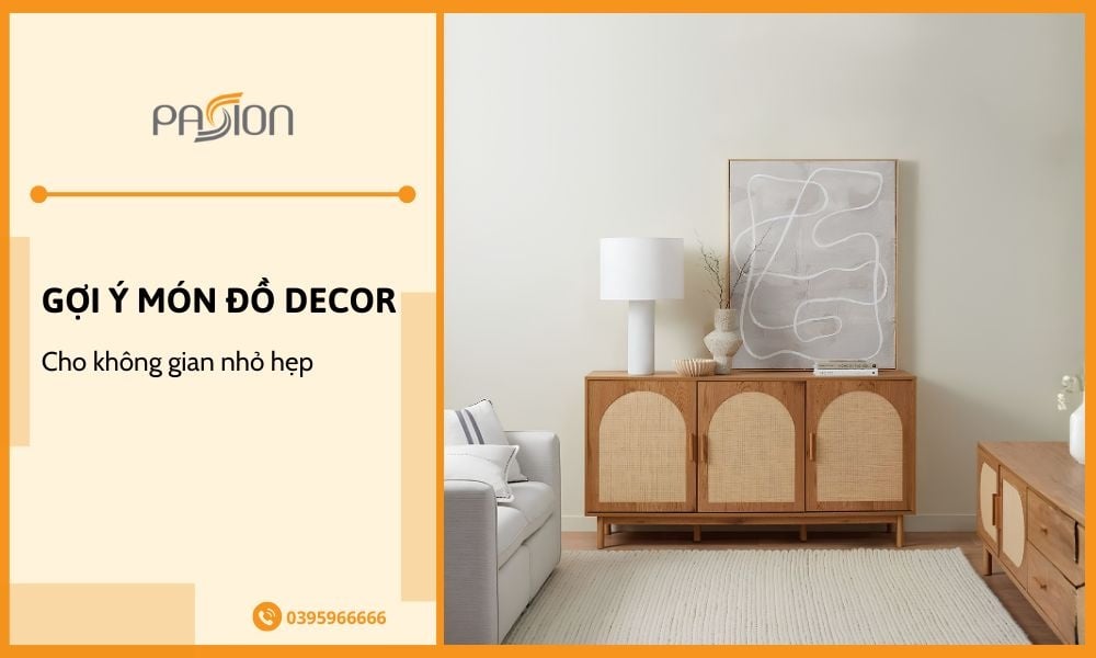 Gợi ý một số món đồ decor cho không gian nhỏ hẹp
