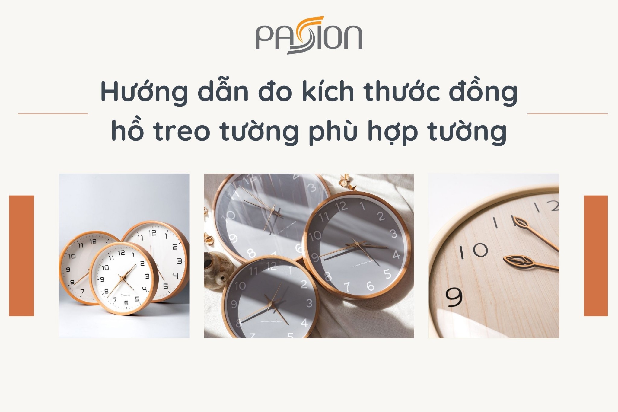 Hướng dẫn đo kích thước đồng hồ treo tường phù hợp tường