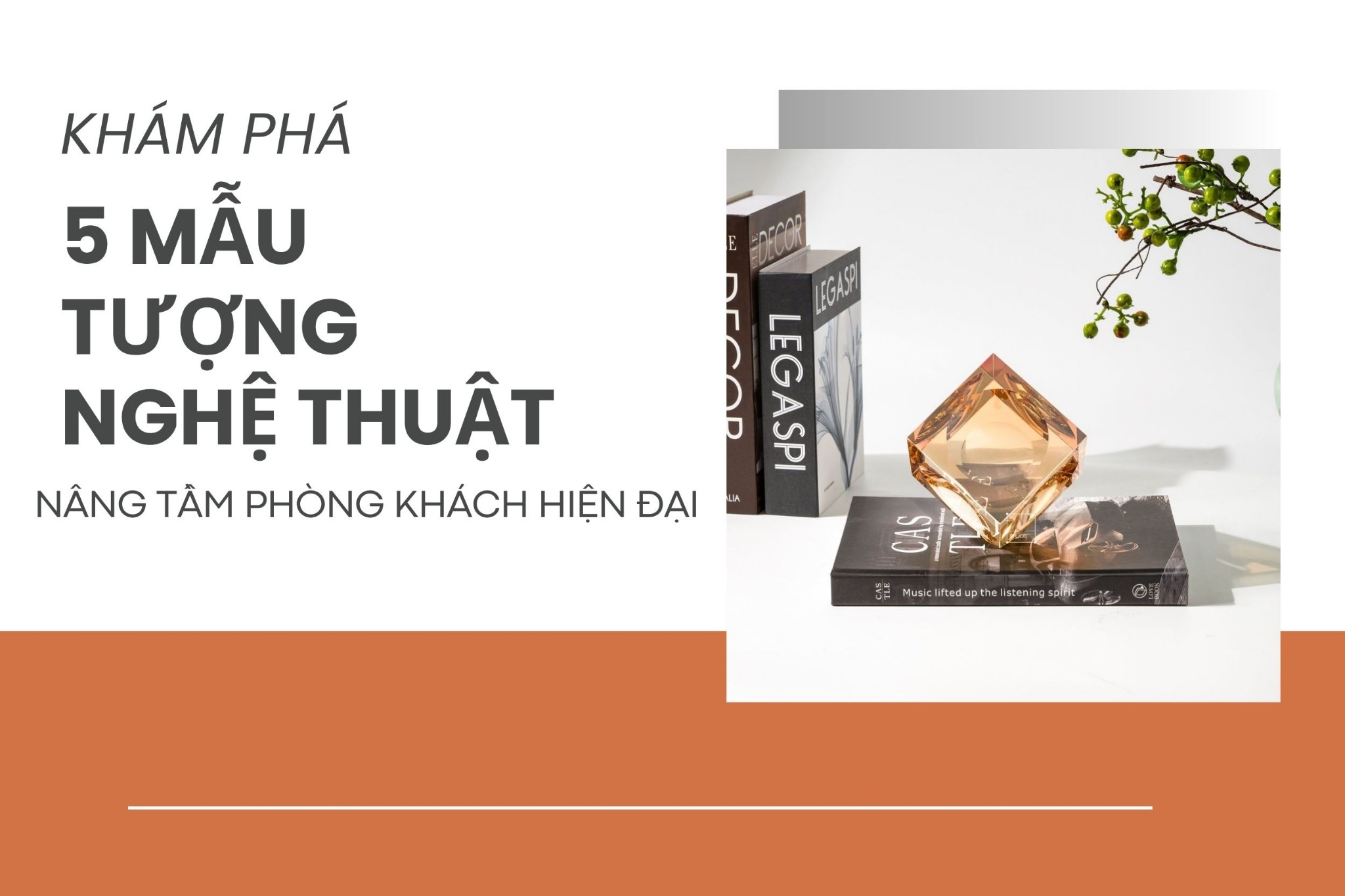 Khám phá 5 mẫu tượng nghệ thuật nâng tầm phòng khách hiện đại