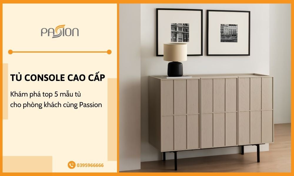 Khám phá top 5 tủ console cao cấp cho phòng khách cùng Passion